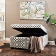 thumbnail image 5 of Square Storage Ottoman in Gray, 5 of 5