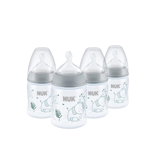 Mamadera NUK Smooth Flow Anticólicos 150 ml, pack de 4 NUK NA