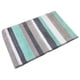 thumbnail image 5 of Monstrate Alfombra de baño de microfibra muy gruesa a rayas con superabsorbencia antideslizante TPR inferior lavable a máquina superabsorbente cielo azul 40*60cm 2Conjunto, 5 of 6