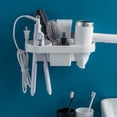 thumbnail image 3 of Injueey Blanco Fácil instalación Secador de pelo Organizador Accesorios funcionales incluidos Ahorro de espacio Versátil Almacenamiento y organización del hogar, 3 of 6
