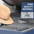 thumbnail image 5 of TPE Floor Mats Fit For 14-19 Silverado Sierra 1500-3500 Double Cab Front & 2nd 98241, 5 of 10