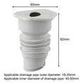 thumbnail image 3 of Silicone Drains Sewer Pipe Sealing Ring Kitchen Washing Machine Hose Drain, 3 of 9
