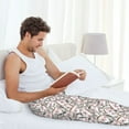 thumbnail image 5 of Honiee Cartoon Cow for men - a sleek fusion of Straight Pajama Pants, versatile Lounge Pants, and cozy Sleepwear, all rolled into one-Medium, 5 of 6