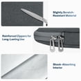 thumbnail image 5 of Aisboks Laptop Case for MacBook Pro 16&15", 15.6" Ultra-Slim Laptops, Professional 14" Laptop Sleeve with Soft Padding, Slim Lightweight Carrying Bag,Charcoal Grey, 5 of 7