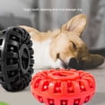 thumbnail image 3 of Greeniant Juguete para masticar para mascotas, pelota de entrenamiento interactivo para la dentición, juguetes para jugar, mordedor, alimentador para Suministros para perros Rojo Greeniant PT004491-01, 3 of 6