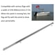 thumbnail image 5 of 610MM 304 Stainless Steel Boat Flag Pole Marine Yacht Rail Mount Flag Staff Holder, 5 of 5