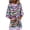 #115-Purple, variant on Haivin Ladies' Carnival printed round neck long sleeved dress, long sleeved round neck dress
