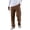 H7-Brown, variant on Corduroy Joggers for Men Vertical Stripe Straight Leg Sweatpants with Pockets Elastic Waist Joggers Comfort Fit​fall Winter Workout Clothes,Wine M