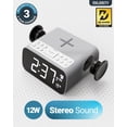 thumbnail image 3 of Despertador Majority Darwin Bluetooth con carga inalámbrica, 3 of 7