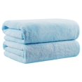 thumbnail image 1 of Toallas de baño Orighty, paquete de 2 unidades, microfibra al tacto, color azul, 1 of 7