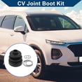 thumbnail image 2 of Kit de bota de junta CV No.495062PA20 de Unique Bargains con abrazaderas para Hyundai Santa Fe 2006-2012, bota de junta de velocidad constante interior, goma fuerte y duradera, 1 juego negro, 2 of 7