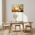 thumbnail image 4 of ZHONGYUTONG Fall Canvas Wall Art Autumn Pumpkin and Flowers Paintings Prints Vintage Farmhouse Pictures Thanksgiving Home Decor (16.00" x 24.00"), 4 of 7