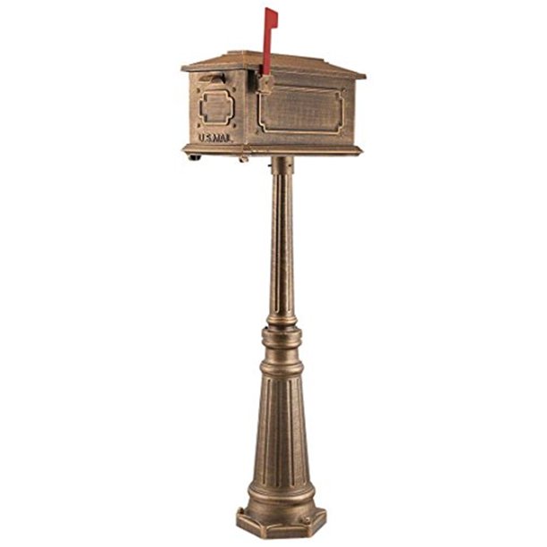 Kingston Curbside Mailbox with Mailbox Post Unit