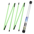 thumbnail image 1 of Golf Alignment Sticks 2 Sets 48inch Alignment Practice Rods Collapsible 6 Colors Golf Alignment Sticks Golf Swing Training Tools light green, 1 of 6