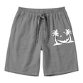 thumbnail image 3 of Mens Running Shorts Casual Summer Shorts with Print Comfortable Breathable Beach Shorts, 3 of 4