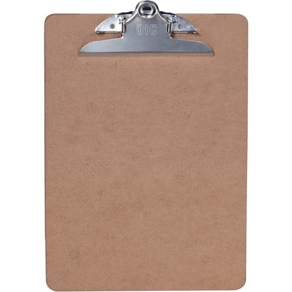 Officemate Recycled Wood Clipboard, Letter Size, 3-Pack, Brown (83130)