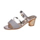 thumbnail image 2 of Zapatos de verano para mujer Dos formas de usar sandalias casuales de tacón grueso para mujer Wmkox8yii nm10675, 2 of 8