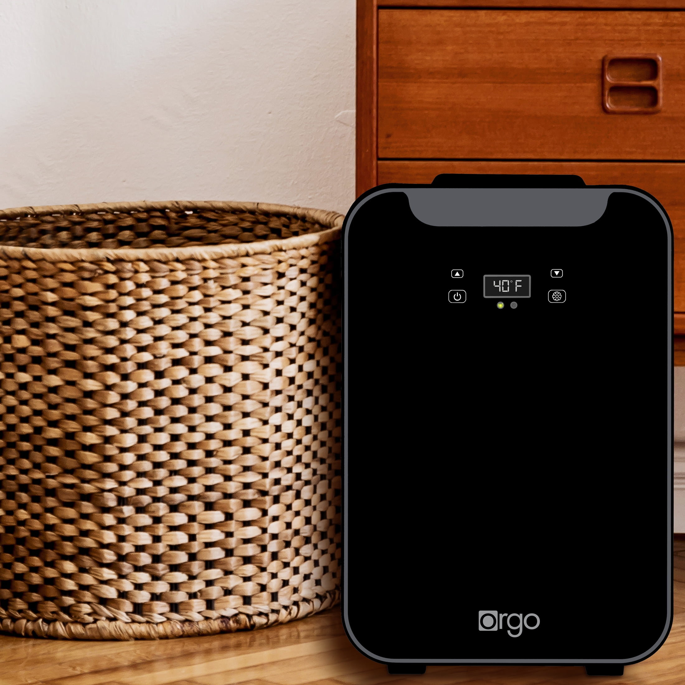 Orgo -The Artic–18 Can Personal Cooler Portable Mini Refrigerator, Black