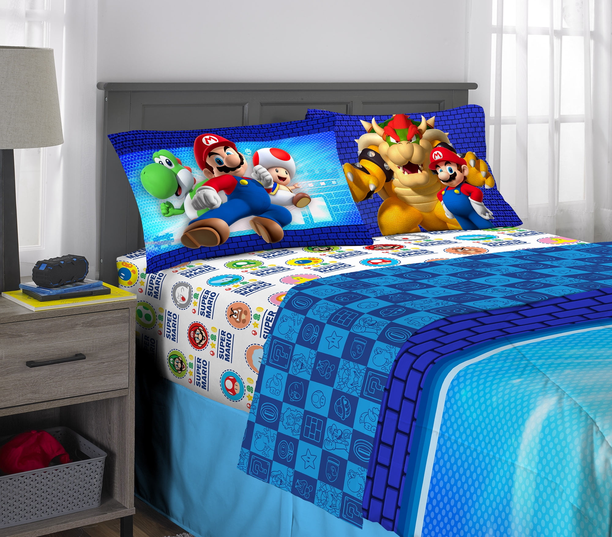 Super Mario Kids Full Bed in a Bag 