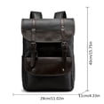 thumbnail image 3 of PRIYAL Men'S Autumn And Winter Backpack, a Christmas Gift, Large Capacity Multifunctional PU Material, Suitable for Outdoor Travel, Commuting, And Casual Use, 3 of 12