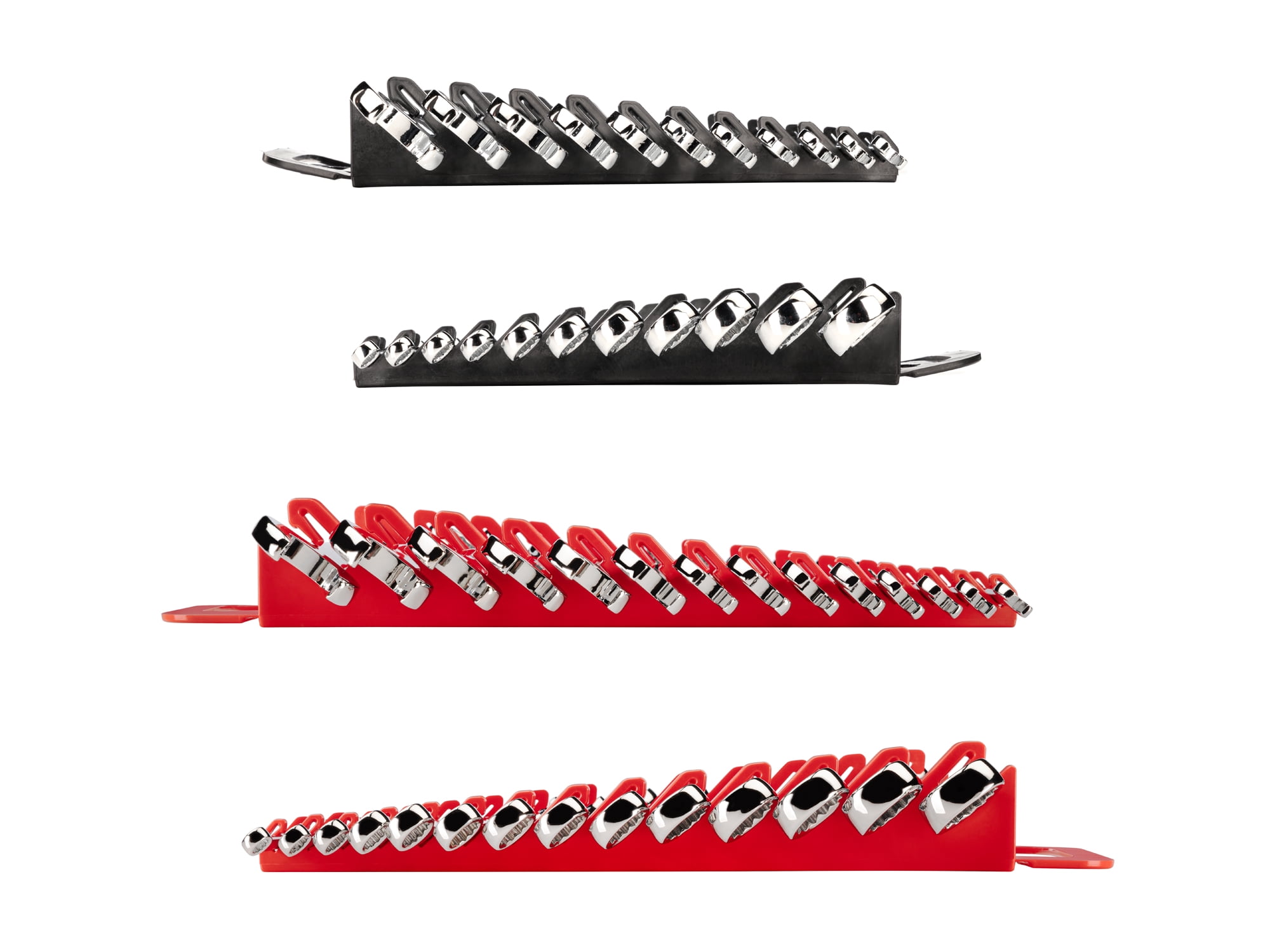TEKTON Combination Wrench Set with Holders, 25-Piece (1/4-3/4 in., 6-19 mm) | WCB92301