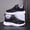 Black, variant on Girls Sneakers Lightweight Breathable Mesh Knit Lace Up Running Shoes Kids Casual Outdoor Walking Trainers, One Size