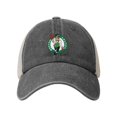 thumbnail image 2 of Boston Celtics Cowboy Mesh Baseball Cap Deep Heather One Size, 2 of 5