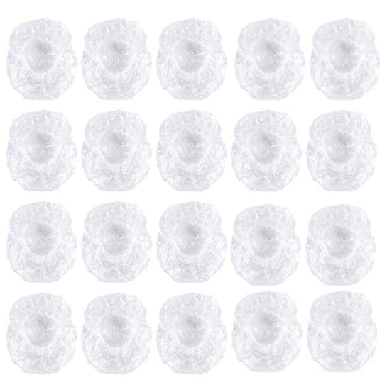 100 Pack Clear Disposable Ear Protectors! Waterproof Plastic Ear Shower