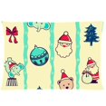 thumbnail image 1 of RYLABLUE Seamless Pattern Christmas Cartoons 1 Pillow Cases 20x30 inches Two Sides Print, 1 of 1