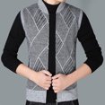 thumbnail image 4 of LOVZFMLL Vestes pour Hommes Modes Sans Manches Confortables Respirantes Blouses à Col, 4 of 6