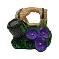 thumbnail image 4 of Stgfyxgs 6xAquarium Tank Resin Barrel Ornament Cave Landscaping Decorations StyleC, 4 of 7