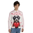 thumbnail image 4 of Happy Valentine's Day Havanese Brings Love Heart All Over Print 3D Baseball Jacket Havanese Dog Lover Gifts Idea Bomber Jacket Softball - 02028, 4 of 6