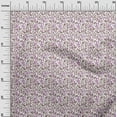 thumbnail image 3 of oneOone Viscose Jersey Red Fabric Floral Craft Projects Decor Fabric Printed By The Yard 60 Inch Wide, 3 of 4