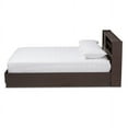 thumbnail image 3 of Baxton Studio Larsine Modern and Contemporary Brown Finished Queen Size Platform Storage Bed, 3 of 6