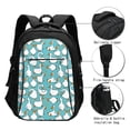 thumbnail image 3 of Easygdp Cartoon Funny Goose Mochila para Laptop de Viaje con Puerto USB, Mochila para Laptop con Puerto de Carga USB para Mujeres y Hombres, 3 of 7