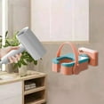 thumbnail image 4 of HILABEE Hair Dryer Holder Adjustable Plastic Nail- Sticker Storage Box for Bathroom Orange, 4 of 8
