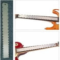TIERPOP Guitar Fretboard Ruler Guitar Neck Notched Straight Edge Ruler