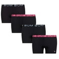 thumbnail image 2 of 'B.U.M. Equipment Girls' Active Playground Shorts - 4 Pack, Black, Black, Black, Black, Medium - 7/8', 2 of 8