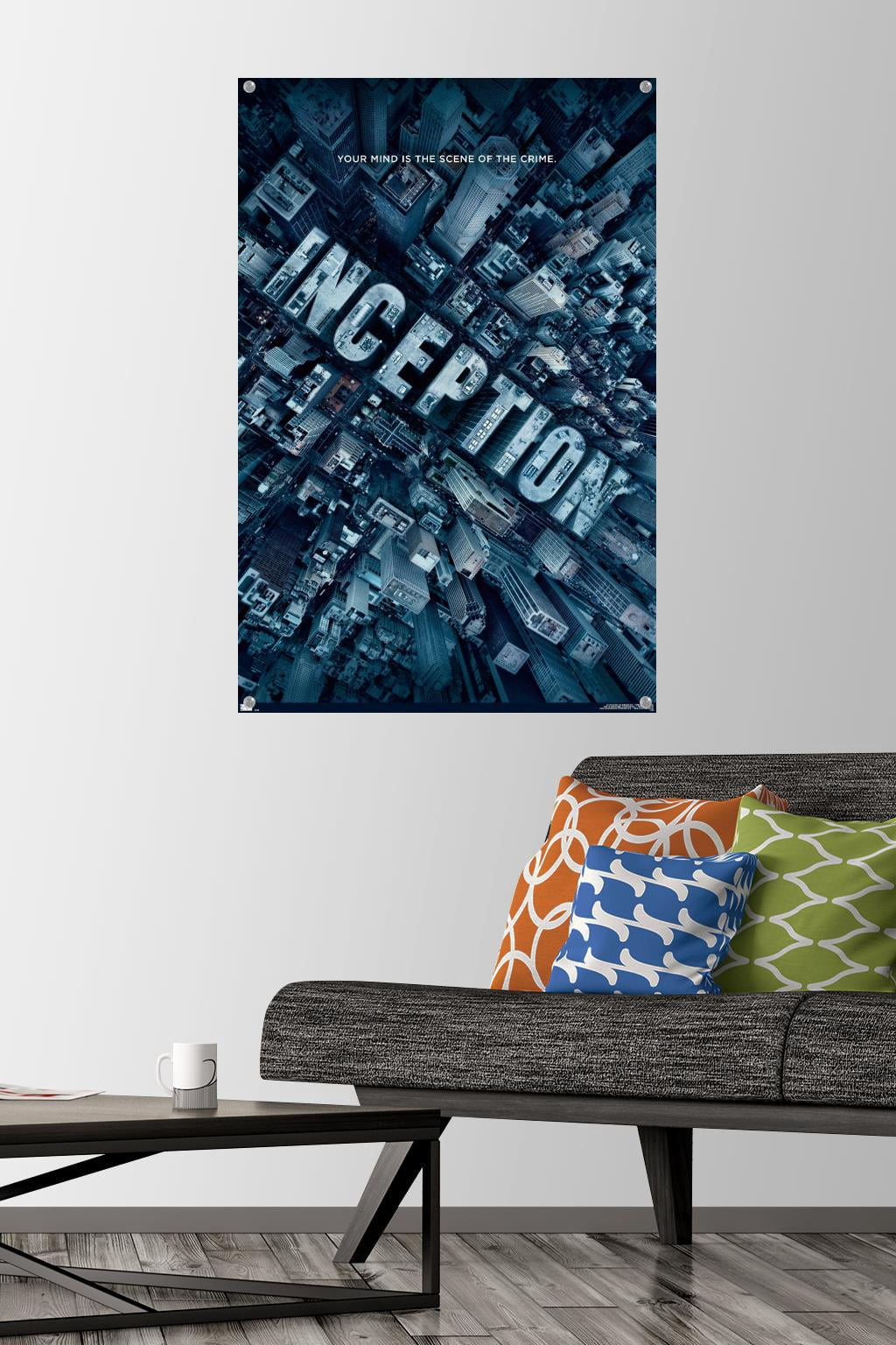 Inception - One Sheet Wall Poster with Pushpins, 22.375" x 34"