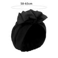 thumbnail image 6 of LShunze Turban Hat Retro French Style Flower Decor Women Hat Solid Color Breathable Wind-proof Headwear Daily Wear, 6 of 8