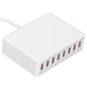 thumbnail image 5 of Estación De Carga USB De 8 Puertos, Cargador Multi USB Seguro Portátil De Protección Múltiple De 40 W Para Tabletas Para Teléfonos Móviles Para Otros Dispositivos USB, 5 of 7