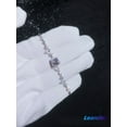 thumbnail image 6 of Leander One Carat Lab-Diamond Bracelet in 925 Sterling Silver, Square Star Shape, and Platinum Plated, Exquisite Craftsmanship, 6 of 6