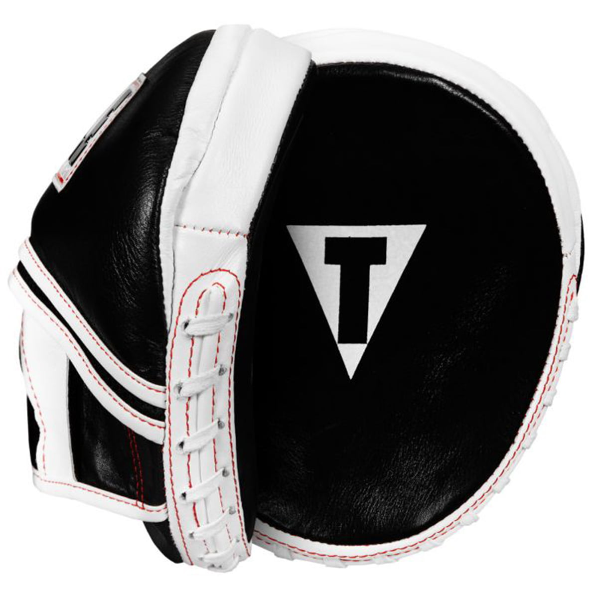 Black/White Title Boxing Leather Eclipse Micro Mitts 
