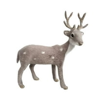 Moocorvic 7" Sika Deer Stuffed Animals,Christmas Decorations Stuffed Deer Animal Plush Toys for Boys and Girls, Gifts for Women, for Christmas Yard Home Indoor Outdoor Garden Lawn