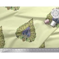 thumbnail image 3 of Soimoi Georgette Viscose Fabric Leaves & Floral Block Decor Fabric Printed Yard 42 Inch Wide, 3 of 3