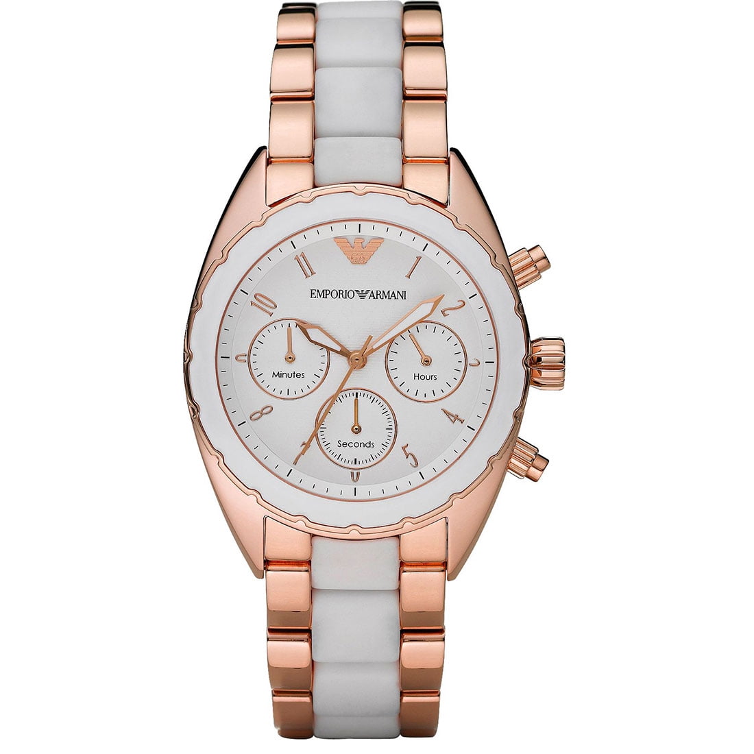 Armani rose gold watch womens hotsell