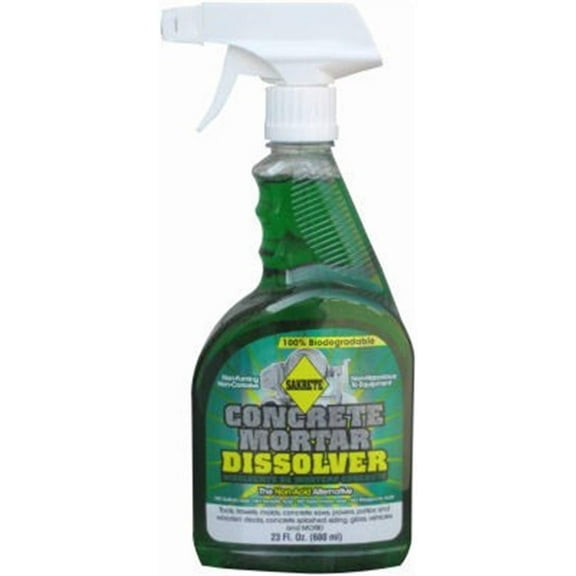 Sakrete Concrete & Mortar Dissolver Spray Bottle - Liquid Cleaner - 28 Ounce