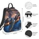thumbnail image 2 of Disketp Night Sky Turtle Mochila Ligera e Impermeable, Mochila de Día Resistente para Viajes, Senderismo y Uso Diario para Hombre y Mujer, 2 of 7