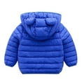 thumbnail image 3 of WIBACKER 1-5T Baby Boy Girl Cute Ear Hooded Puffer Jacket Pants Snowsuit Toddler Kid Winter Coat, 3 of 6