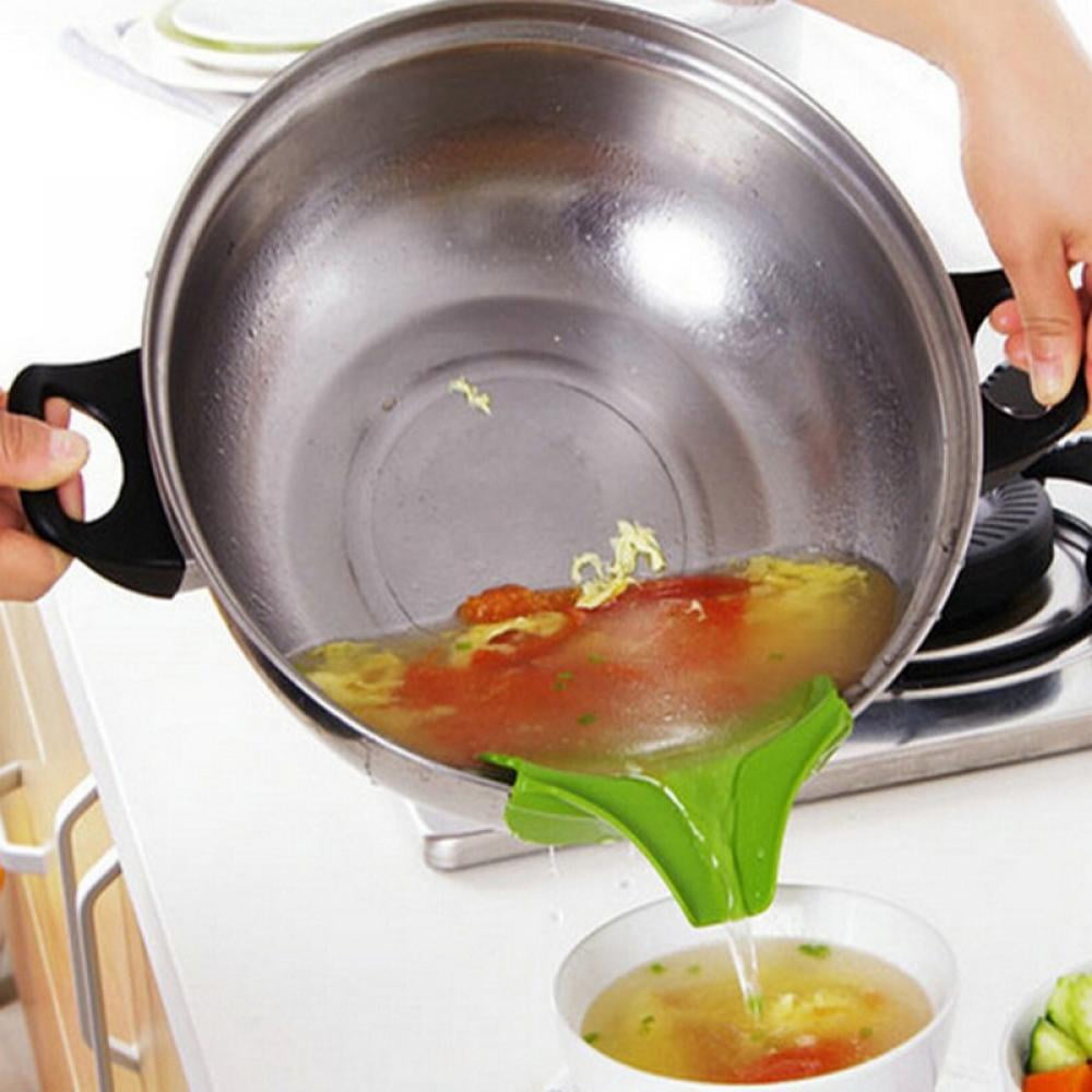 All Series Tools Kitchen Silicone Cooking Soup Gadget Funnel Deflector Water Set 